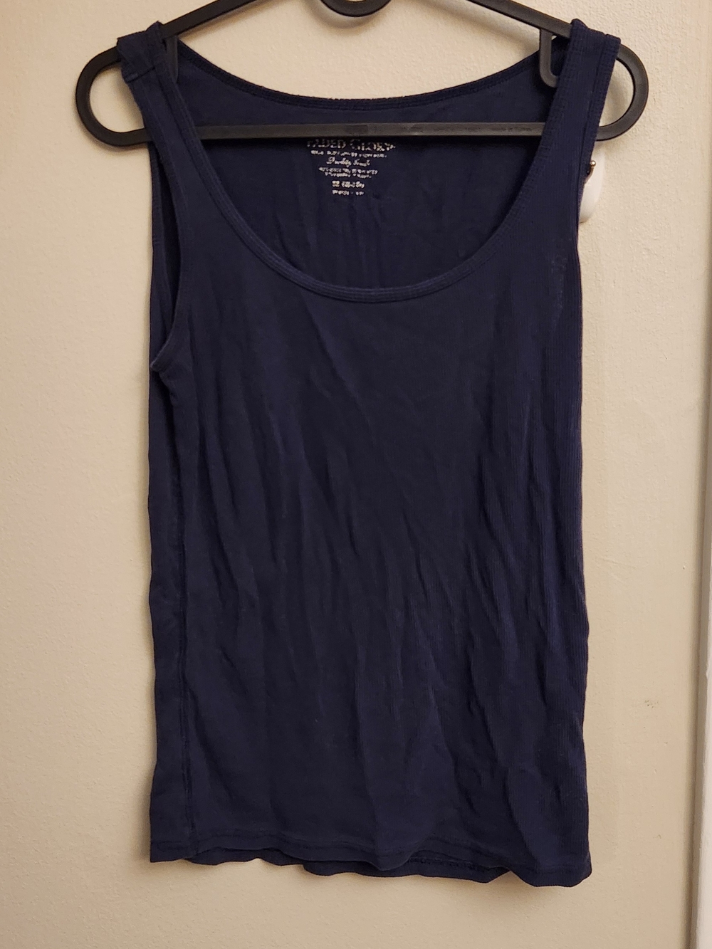 Faded Glory Navy Scoop Neck Tank Top (Free W/Bundle)